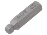 Capăt de şurubelniţă imbus sferic HEX 3/16 25mm
