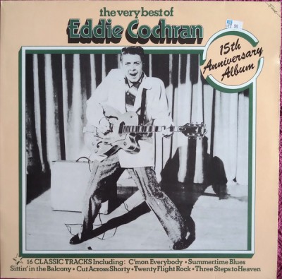 VINIL Eddie Cochran &amp;lrm;&amp;ndash; The Very Best Of Eddie Cochran (VG++) foto