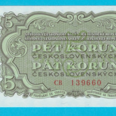 Cehoslovacia 5 Korun 1961 UNC serie: CB 139660 p#82