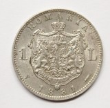 1 LEU 1881 . DETALII EXCELENTE . PIESA DE COLECTIE .
