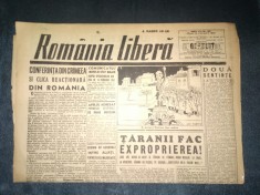 ZIAR ROMANIA LIBERA 16 FEBRUARIE 1945