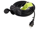 Prelungitor alimentare Goobay 3G1,5mm&sup2; 25m negru 3 prize cod 65439