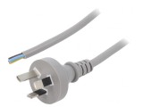 Cablu PVC 3x1mm2 3m Gri 10A