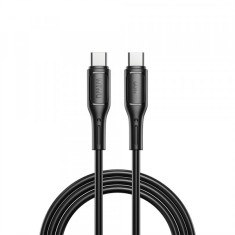 Cablu Date si Incarcare USB-C - USB-C WiWu Wi-C043E Starlink, 60W, 1m, Negru