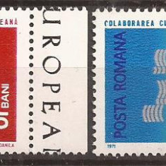 Romania - 1971- Colaborarea Cultural-Economica Intereuropeana, Nestampilat