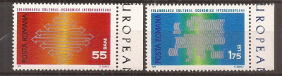 Romania - 1971- Colaborarea Cultural-Economica Intereuropeana, Nestampilat foto