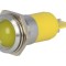 Lampă de control LED galbenă 24-28V IP67