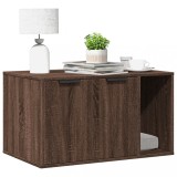VidaXL Cutie litieră pisici stejar maro 80x50x45 cm lemn prelucrat