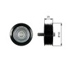 GATES T36433 DriveAlign&reg; Rola ghidare/conducere, curea transmisie