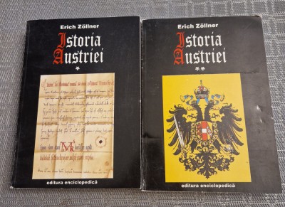 Istoria Austriei Erich Zollner 2 volume foto