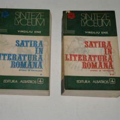 Satira in literatura romana - studiu si antologie - Virgiliu Ene - 2 vol.