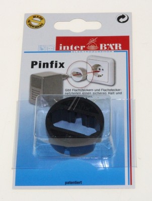 PINFIX ADAPTOR PRIZA EURO, NEGRU 8821-004.01 INTERB&amp;Auml;R foto