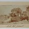 FAMILIE LA PLAJA PE MALUL MURESULUI , ARAD , FOTOGRAFIE , 1917
