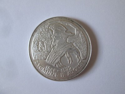 Polonia 10 Zlotych/Zloti 1996 Zygmunt II August moneda comemor.Cu-Ni argintata foto