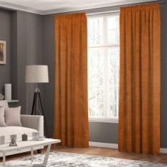 Draperie tip tesatura in cu rejansa din bumbac tip fagure, Madison, 150x215 cm, densitate 700 g/ml, Ruffina, 1 buc