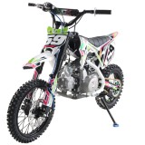 Cumpara ieftin Motocicleta cross 125cc NCX CRX 4T benzina 14/12&amp;quot; negru/verde/roz