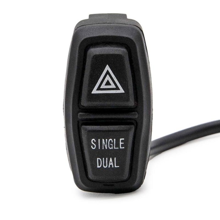 Panou cu un singur buton dublu/lumină de avertizare 2F cablu de 1,5 m