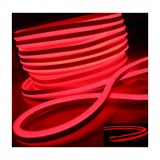 Neon Flex Furtun Luminos Flexibil de Craciun Rola 100m Rosu 2Fete F8050R Static