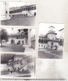 Bnk foto Manastirea Hurezi - 1973 - lot 4 fotografii, Alb-Negru, Romania de la 1950, Cladiri