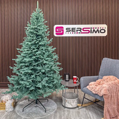Brad artificial Christmas Deluxe by Sersimo, Viena Select argintiu, integral 3D, 230cm Household NewTrend foto