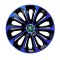 Set 4 Capace Roti pentru Skoda Nou Verde, model Extra Strong Blue &amp; Black, R16, SKODA