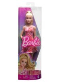 Papusa Barbie Fashionista Pink Floral Dress (hjt02)
