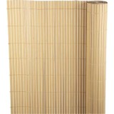 Paravan Decorativ Mercaton din PVC, Imitatie Bambus Natural, pentru Delimitare Spatii Exterioare, Rezistent UV, 1300 g/m2, 3 x 1