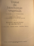 Tratat de biochimie vegetala,vol. IV,plante medicinale și aromatice,Cornel bodea