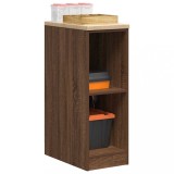 VidaXL Dulap depozitare garaj stejar maro 30x51x85 cm