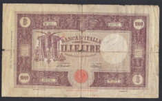 A7097 Italy Italia 1000 lire 1946 foto