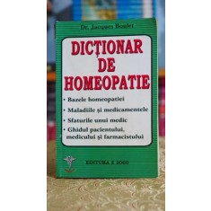 Dictionar de homeopatie - Jacques Boulet