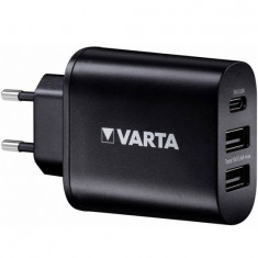 Incarcator Retea USB Varta, Negru, Blister foto