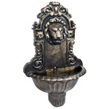 Fantana de perete cu design cap de leu, bronz GartenMobel Dekor