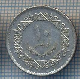 AX 1022 MONEDA- LIBYA - 10 DIRHAMS -ANUL 1975 -STAREA CARE SE VEDE foto