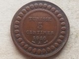 TUNISIA-5 CENTIMES 1916