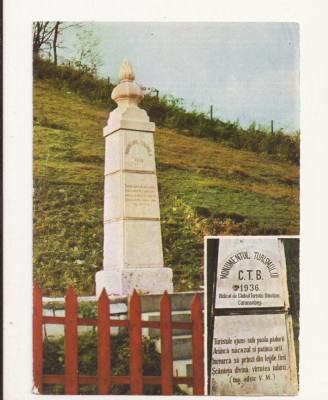Carte Postala veche -Rusca Montana-Monumentul turismului, Necirculata foto