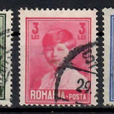 Romania 1930, LP. - Mihai I - uzuale, format mic, Ștampilate