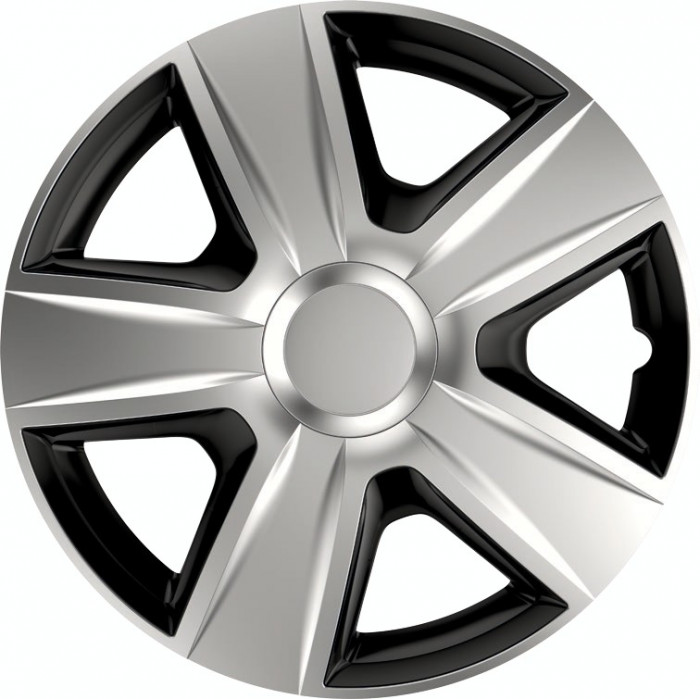 Capace roti auto Esprit BC 4buc - Argintiu/Negru - 15&#039;&#039; Garage AutoRide