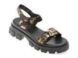Sandale GRYXX negre, 201501, din piele intoarsa