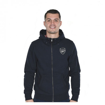 FC Arsenal hanorac de bărbați cu glugă Essentials navy - S foto