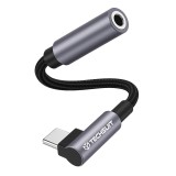 Adaptor audio premium, Type-C la Jack 3A Asteroid GSM MusicDoX AC7