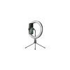 Lampa circulara LED, ring light 20 cm diametru, cap bila 360 grade si mini stativ universal cu filet 1 4 inclus, Dactylion