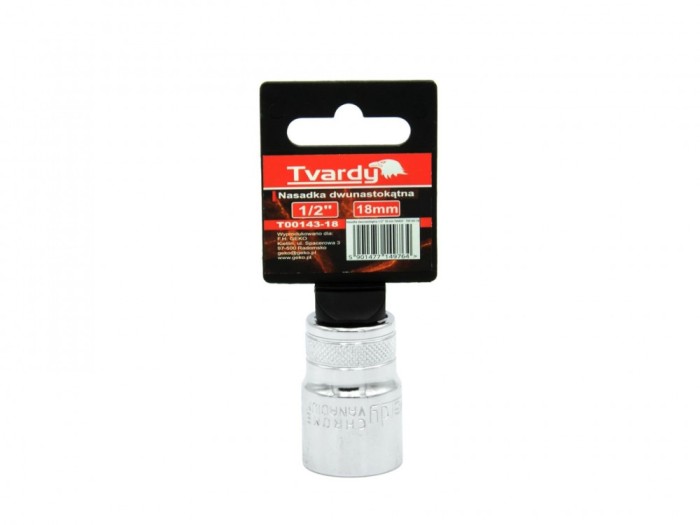 Tubulara cu 12 puncte 1/2&quot; 18 mm, Tvardy T00143-18