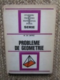 Probleme de geometrie - M. Șt. Botez