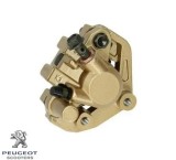 Cumpara ieftin Etrier frana fata original scuter roata 10 GY6-50 - Baotian - First Bike - Kymco - Rex &acirc;&euro;&ldquo; Peugeot Vclic - Rieju &acirc;&euro;&ldquo; Sachs 50cc - culoare: auriu