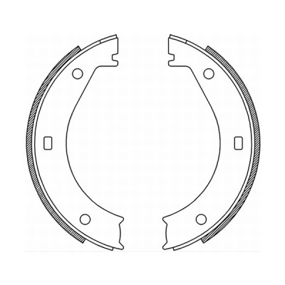 Set saboti frana, frana de mana BMW Seria 3 (E90) (2005 - 2011) ABE CRB005ABE foto