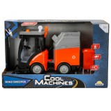 Masina de curatare cu lumini si sunete Cool Machines, 1:16, 20 cm