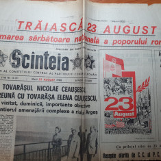 scanteia 23 august 1988-vizita lui ceausescu la mihailesti-cornetu