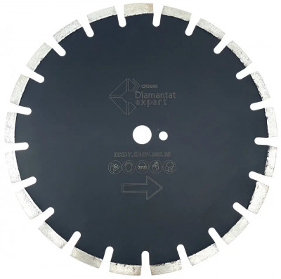 Disc DiamantatExpert pt. Asfalt, Caramida &amp;amp; Abrazive 450mm Profesional Standard - DXDY.EASF.450.25 foto