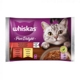 Cumpara ieftin Hrana Umeda pentru Pisici, Selectii Clasice, cu Vita si Pui, 4 x 85 g, Whiskas